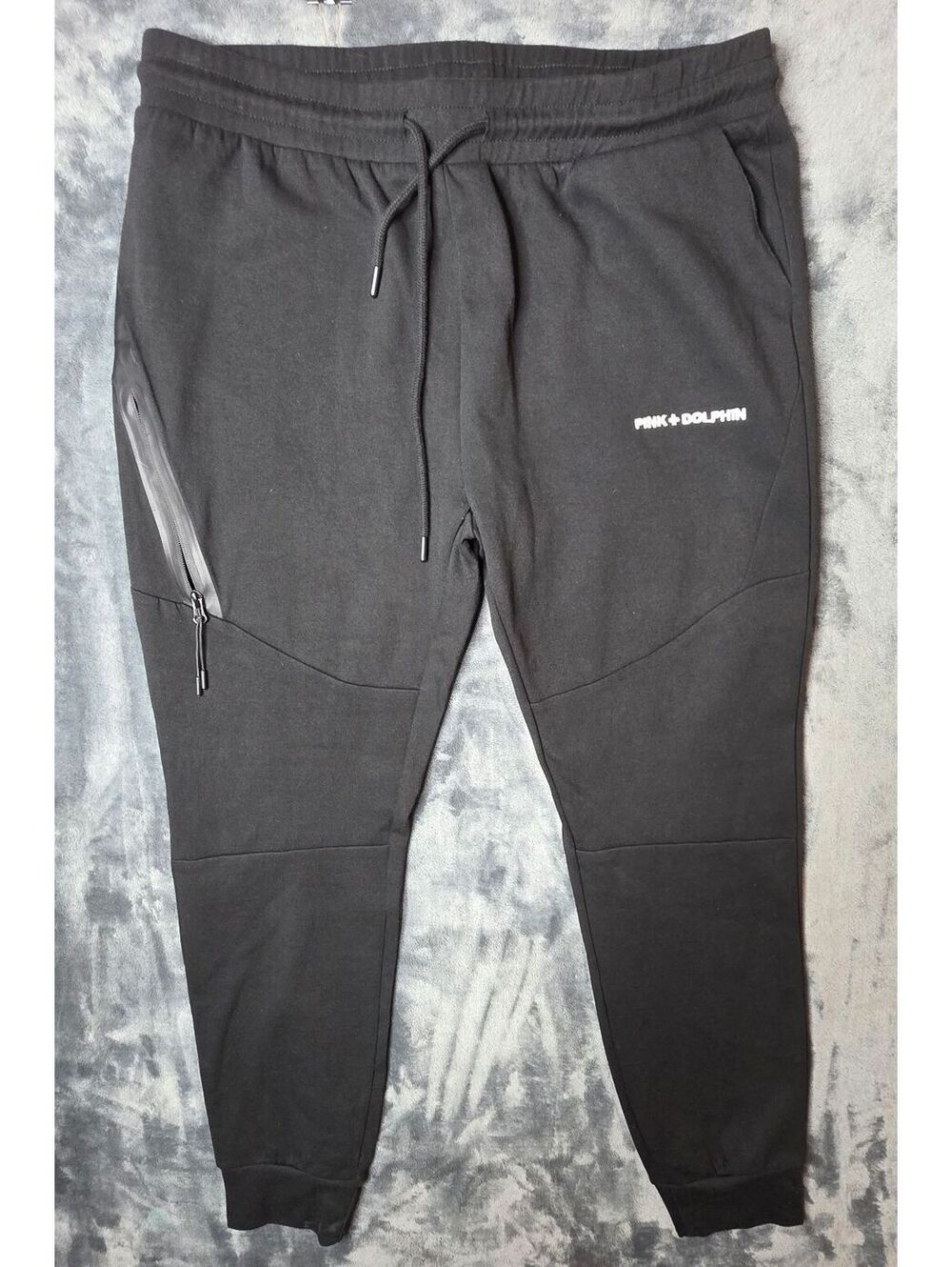 Pink Dolphin Black Joggers Mens Sz XL